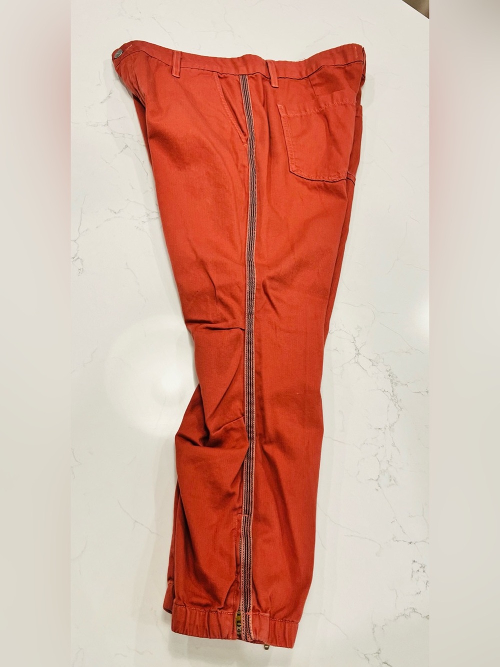 Sundry Burnt Orange Side-Striped Joggers